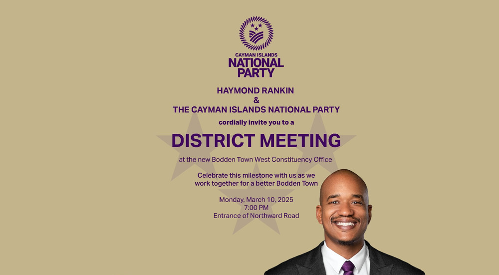 Bodden Town West, this is a milestone for our community! 