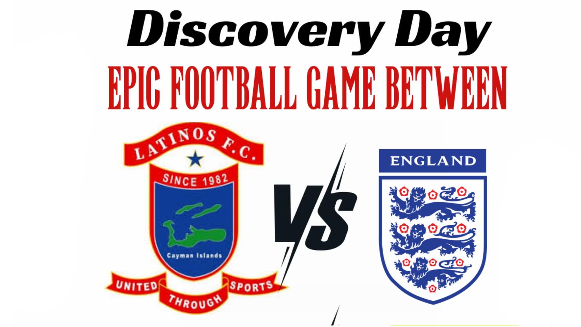 Discovery Day Epic Football Game Between Latinos VS England